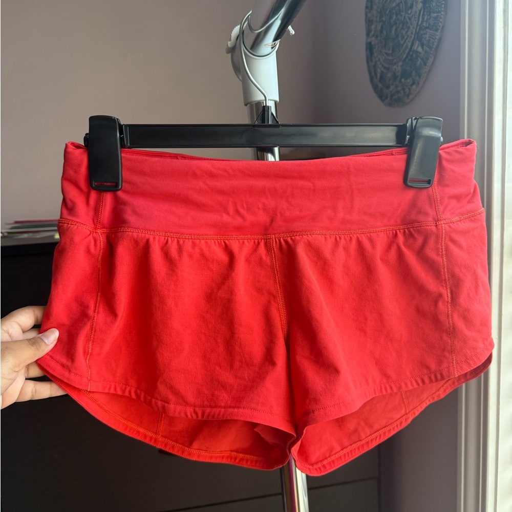 Lululemon Coral Speed Up Shorts